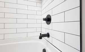 Six3Tile Paneling for Shower Surrounds Fact Sheet: New Tile Sheets for Bathroom Walls