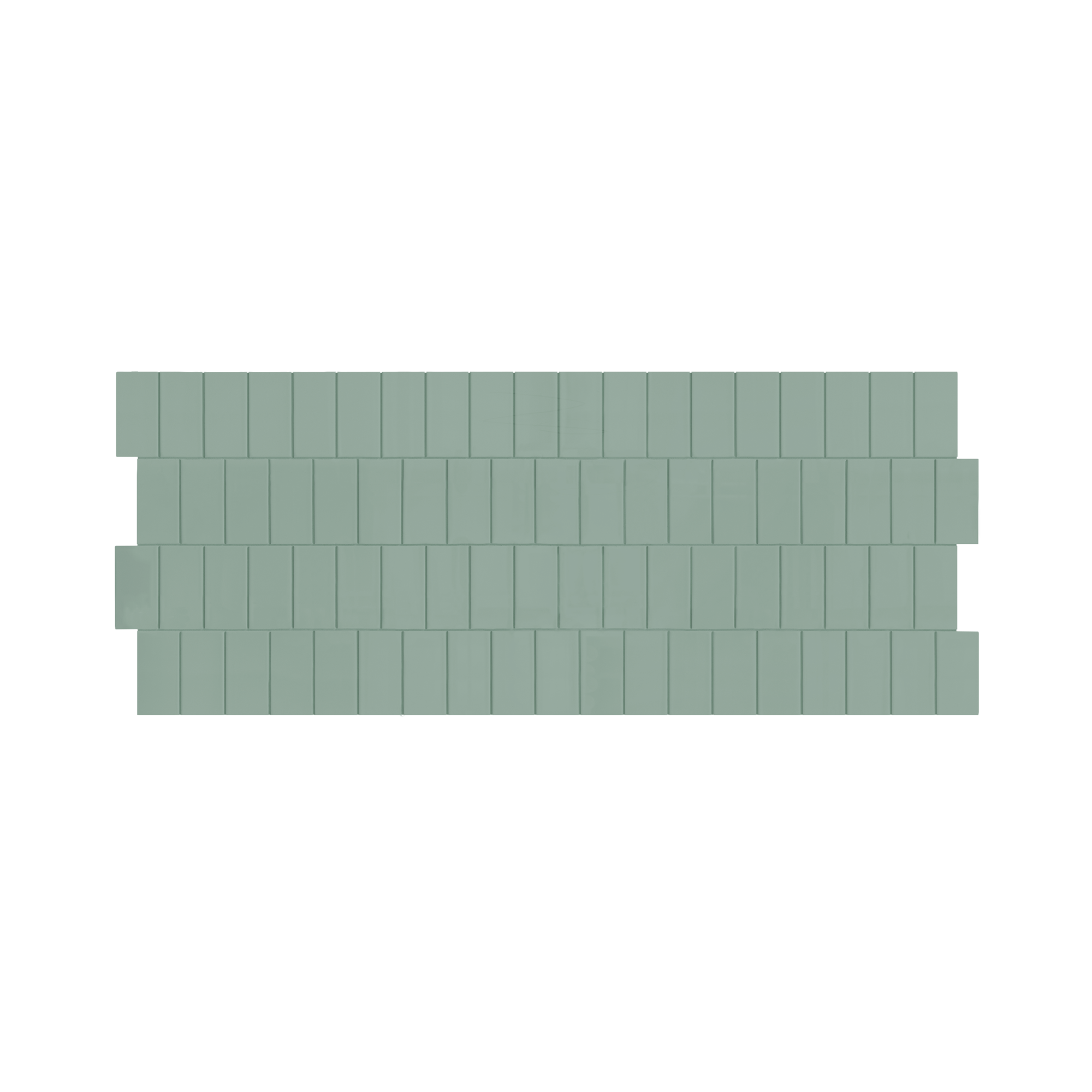 2"x4" Offset Backsplash