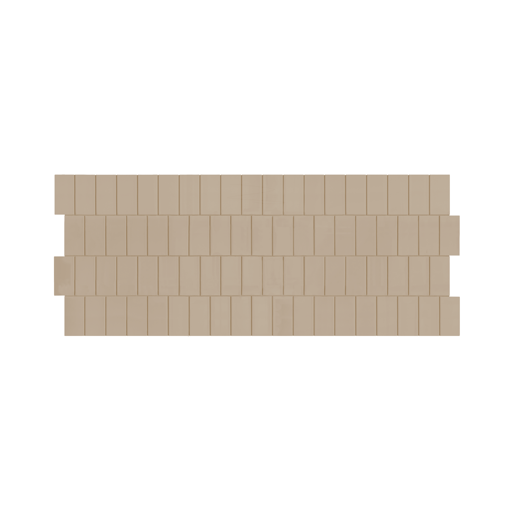 2"x4" Offset Backsplash