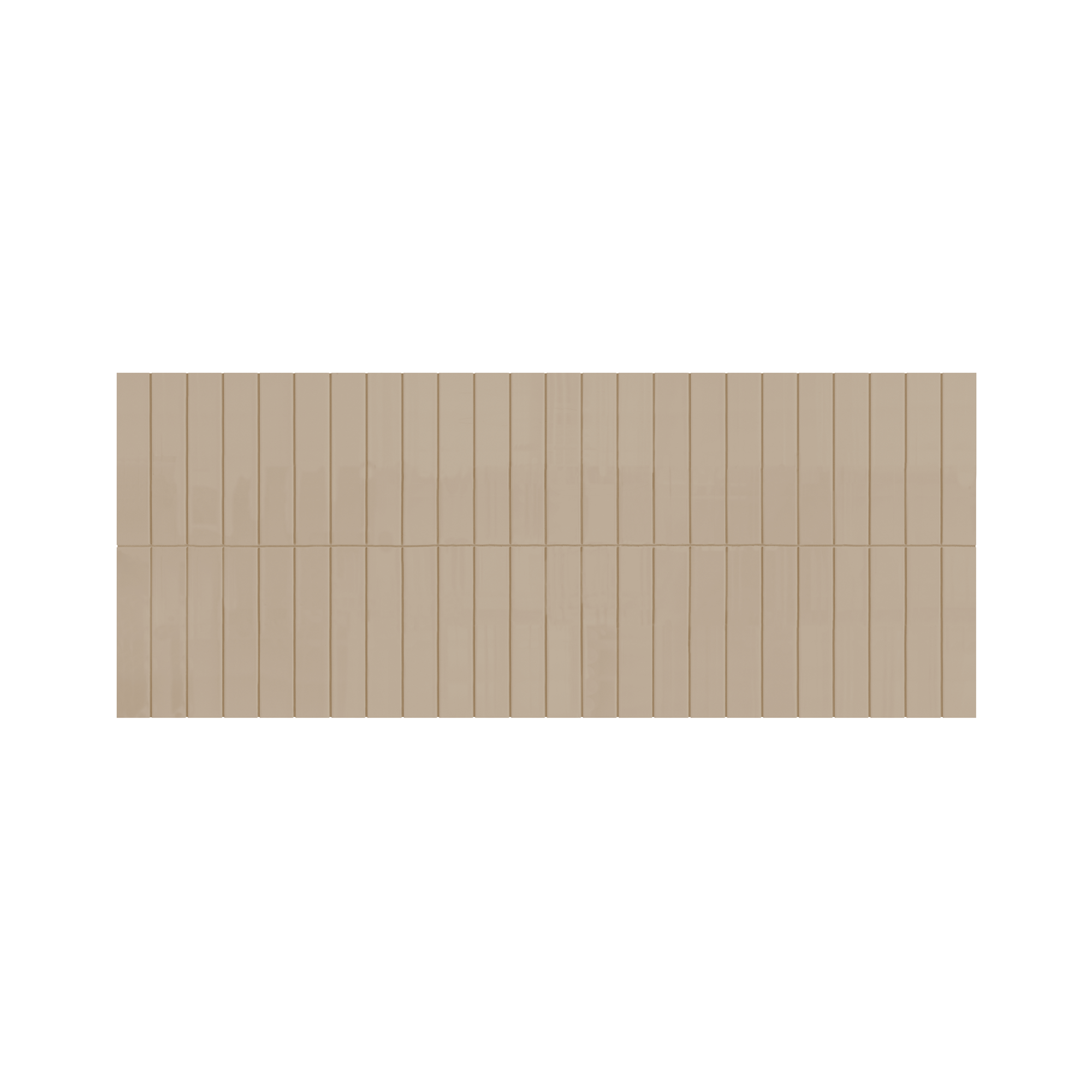 2"x9" Vertical Stack Subway Backsplash