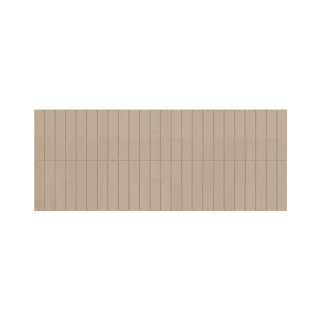 2"x9" Vertical Stack Subway Backsplash