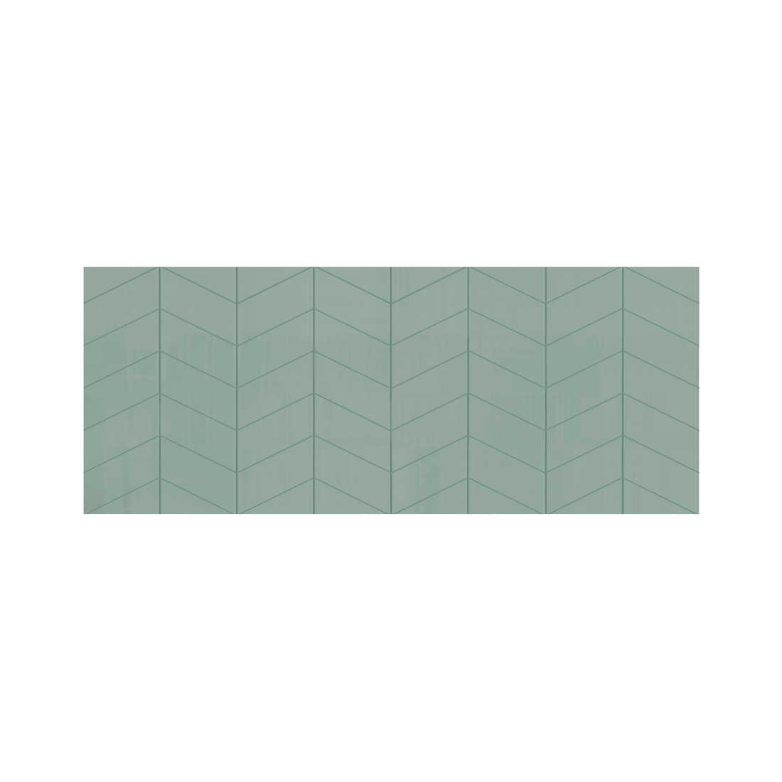 3"x6" Chevron Backsplash
