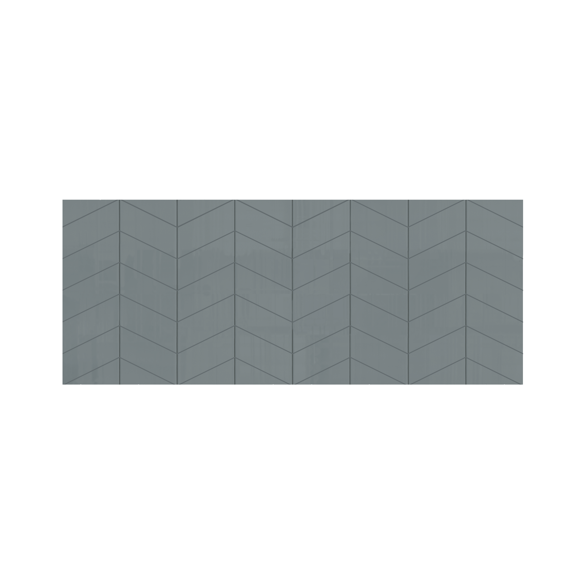 3"x6" Chevron Backsplash