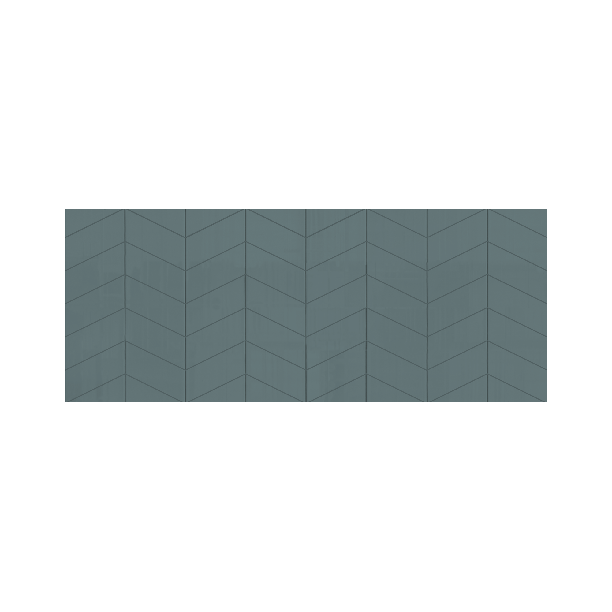 3"x6" Chevron Backsplash