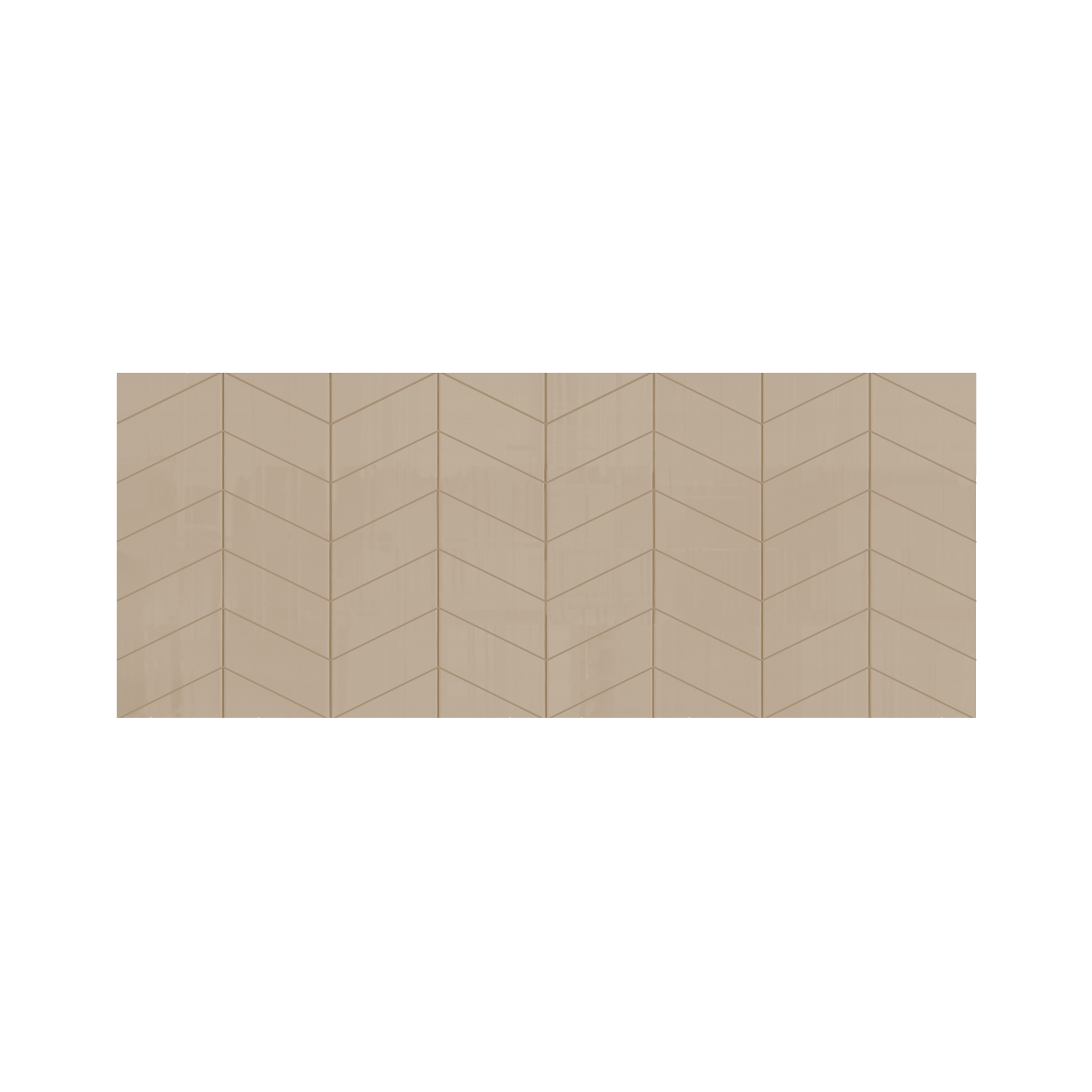 3"x6" Chevron Backsplash
