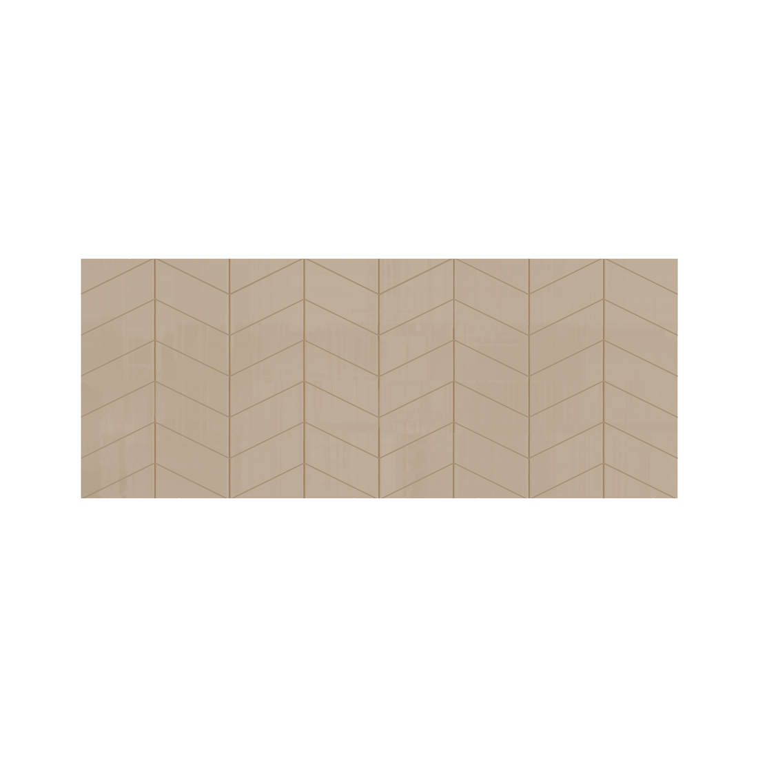 3"x6" Chevron Backsplash
