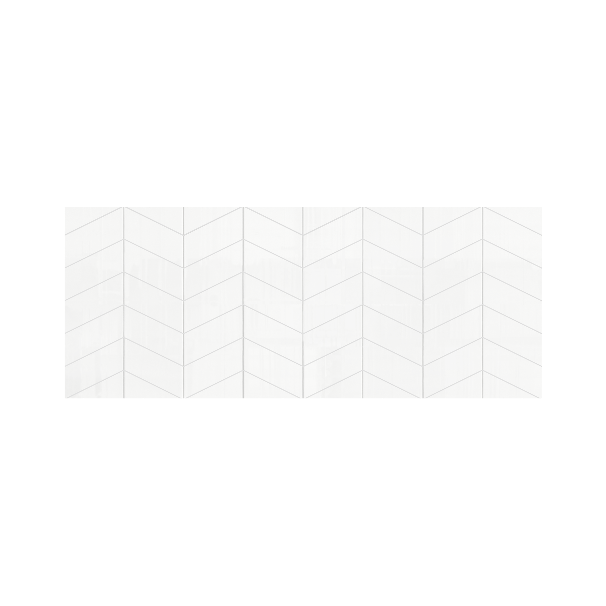 3"x6" Chevron Backsplash
