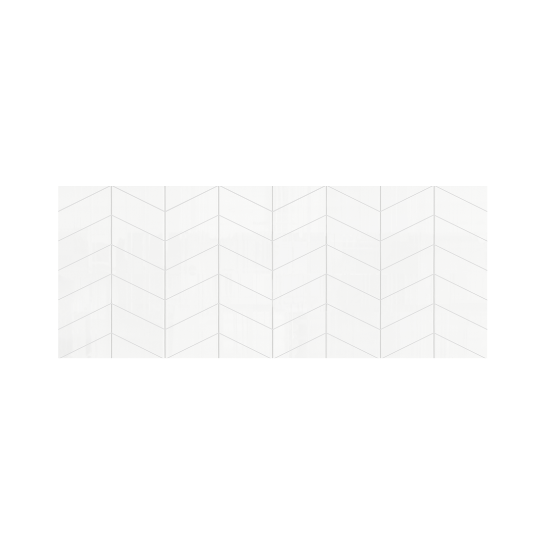 3"x6" Chevron Backsplash