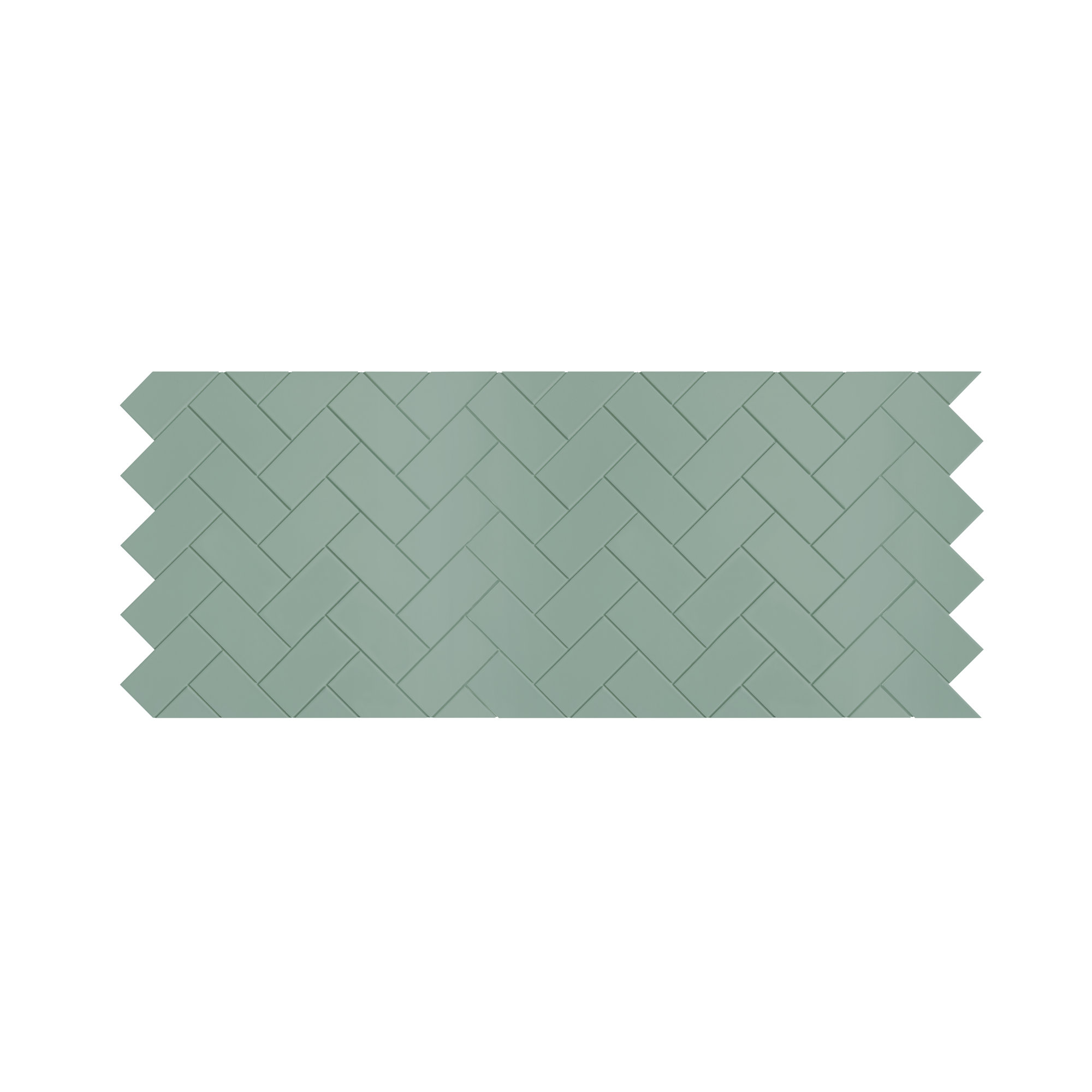 3"x6" Herringbone Backsplash