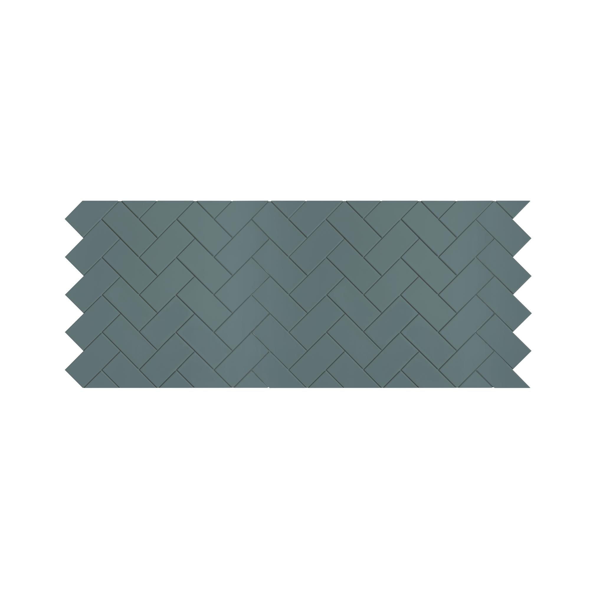 3"x6" Herringbone Backsplash