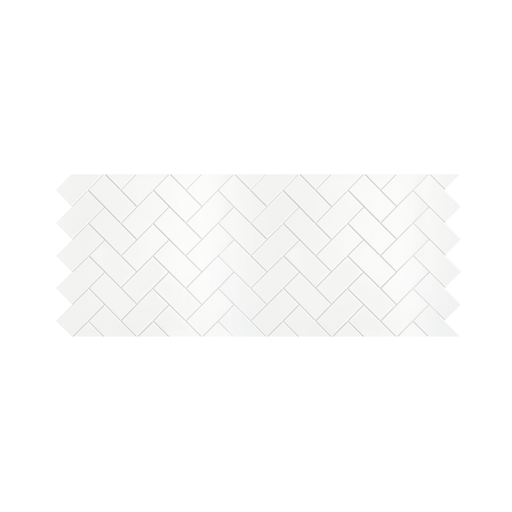 3"x6" Herringbone Backsplash