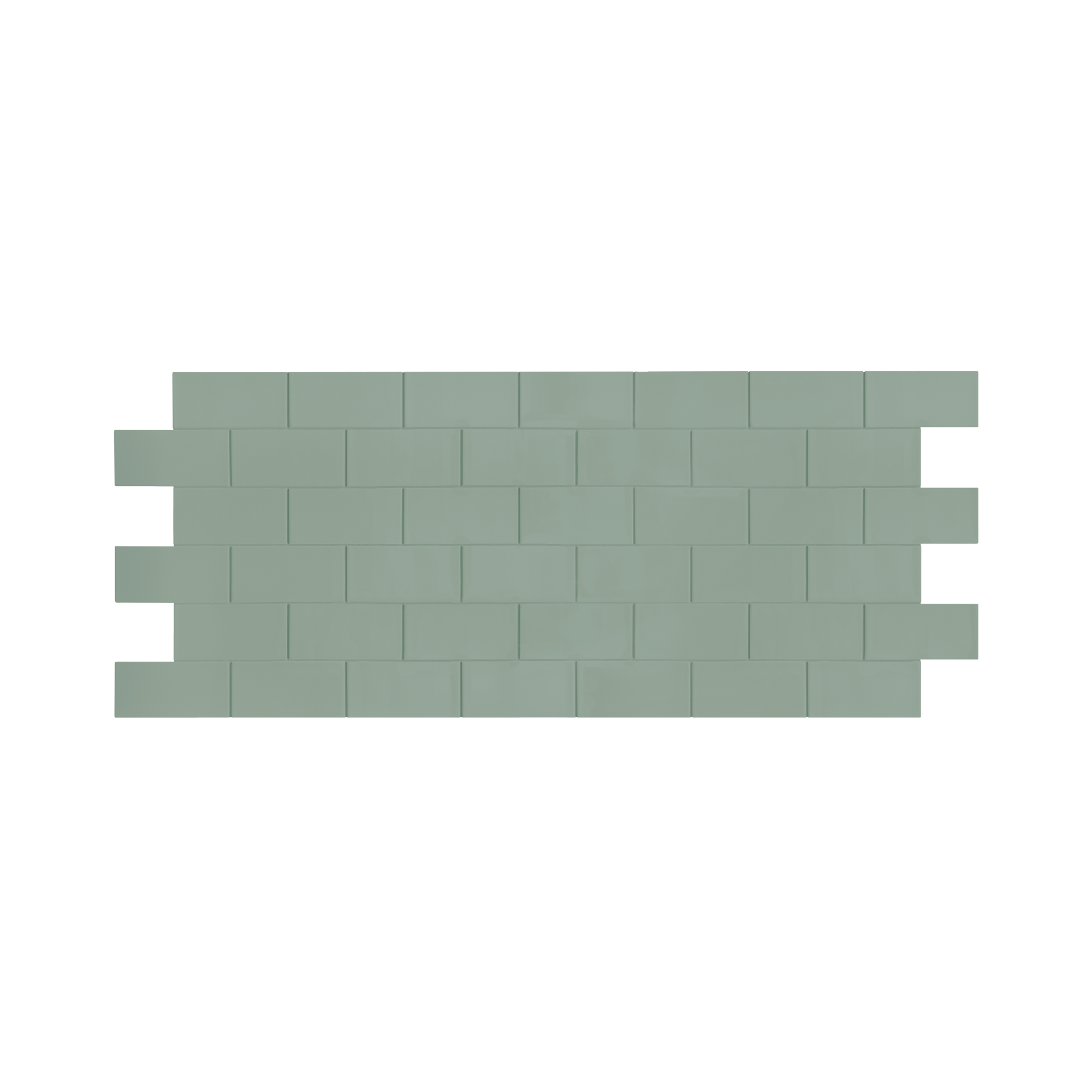 3"x6" Running Bond Subway Backsplash