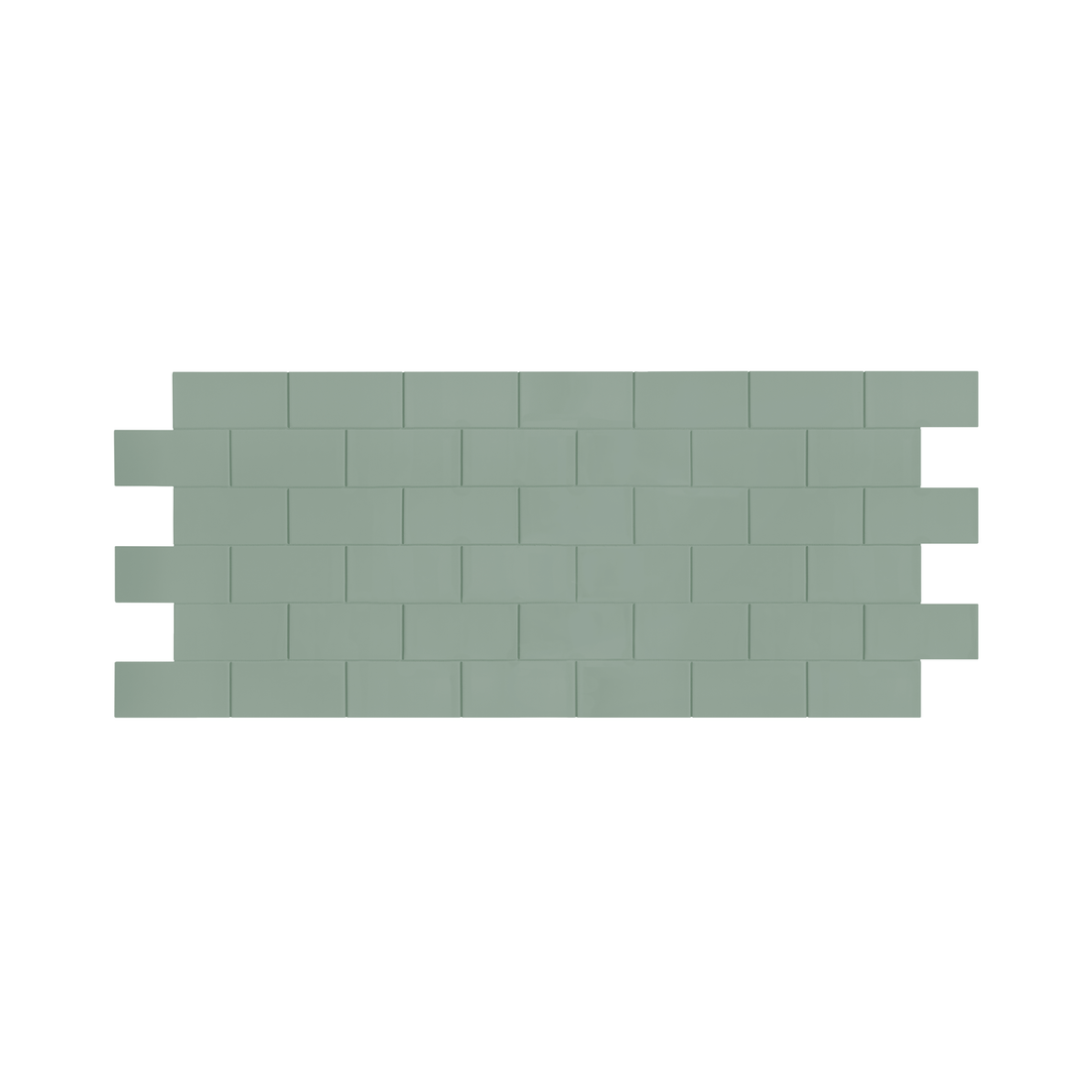 3"x6" Running Bond Subway Backsplash