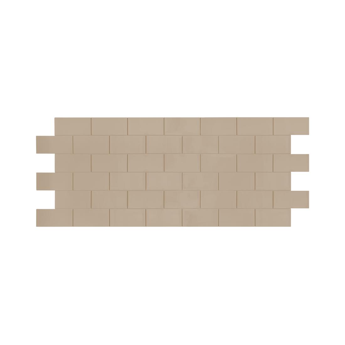 3"x6" Running Bond Subway Backsplash