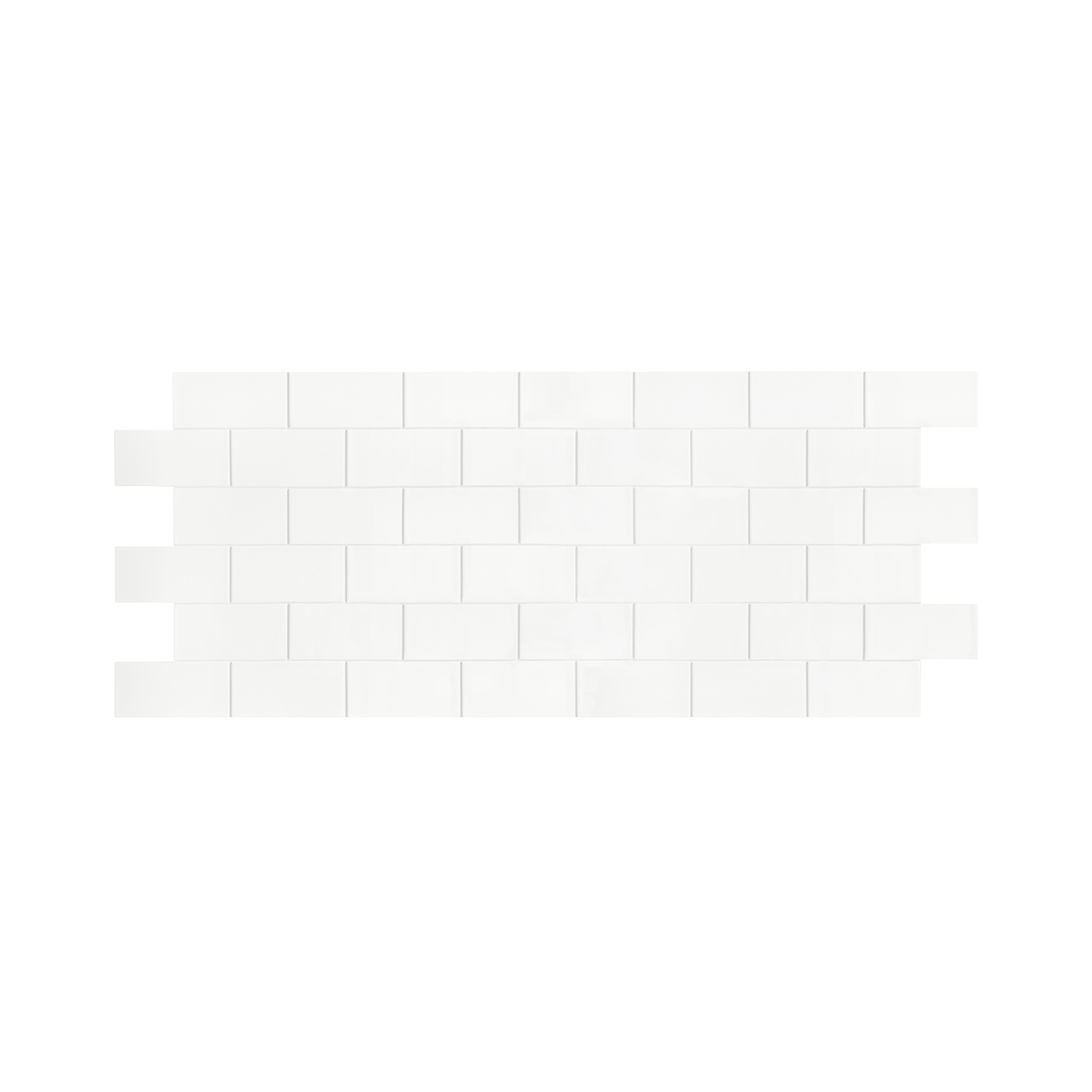 3"x6" Running Bond Subway Backsplash