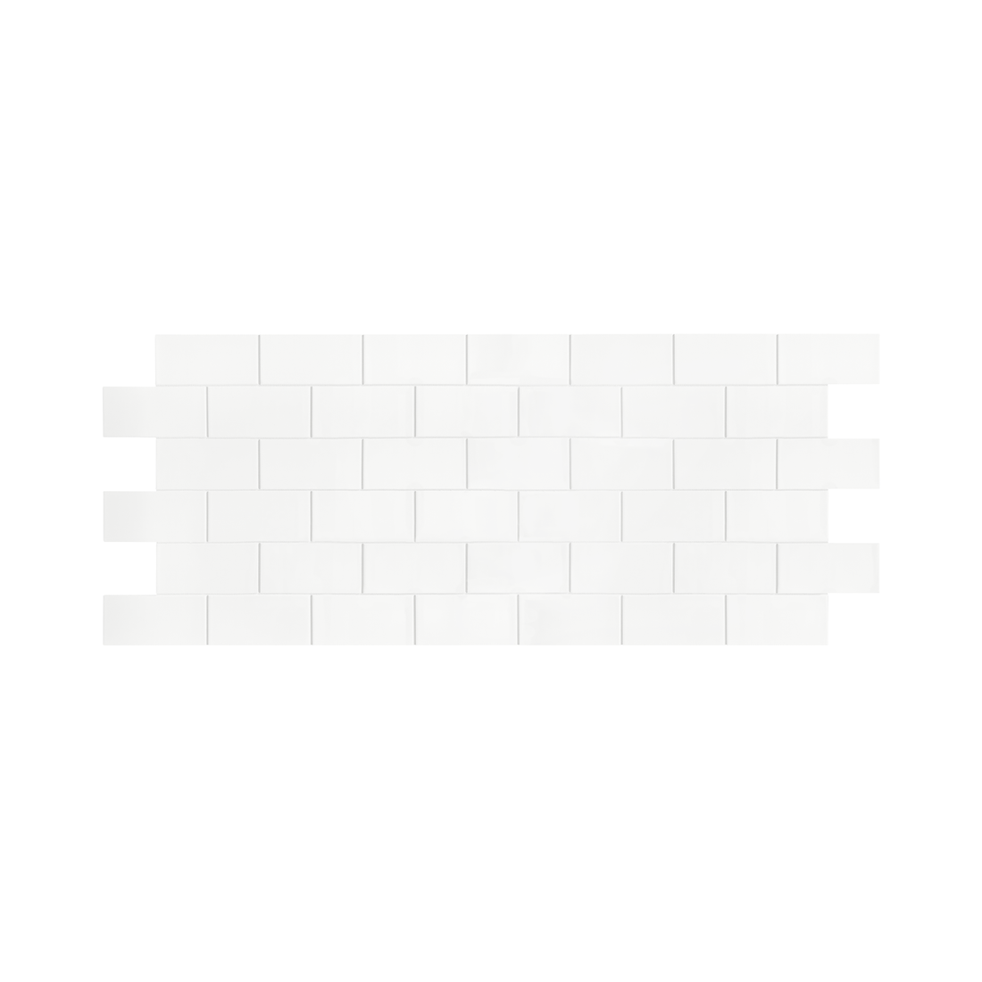3"x6" Running Bond Subway Backsplash