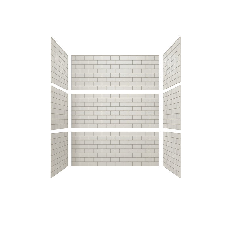 3"x6" Running Bond Subway Tub Surround
