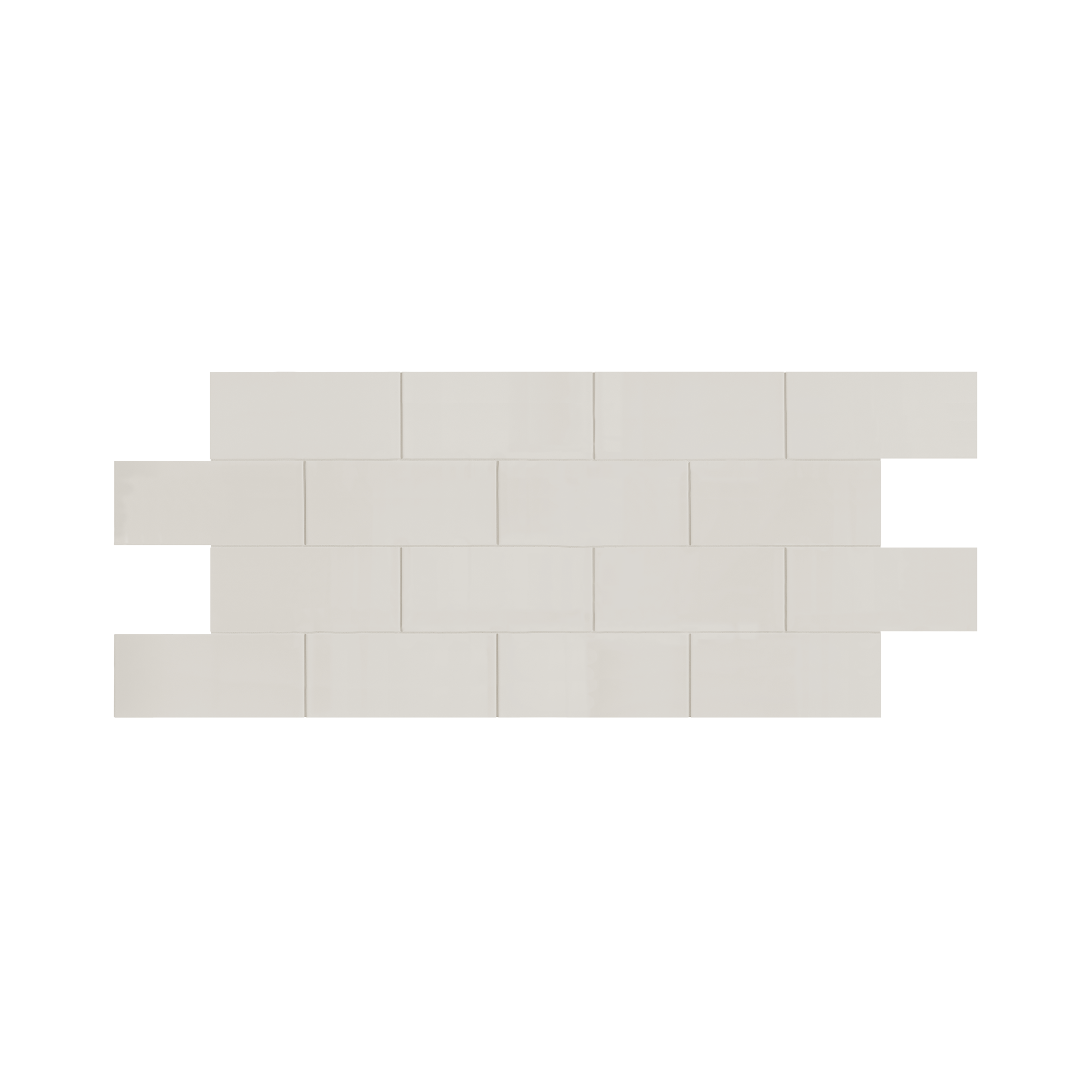 4"x10" Running Bond Subway Backsplash