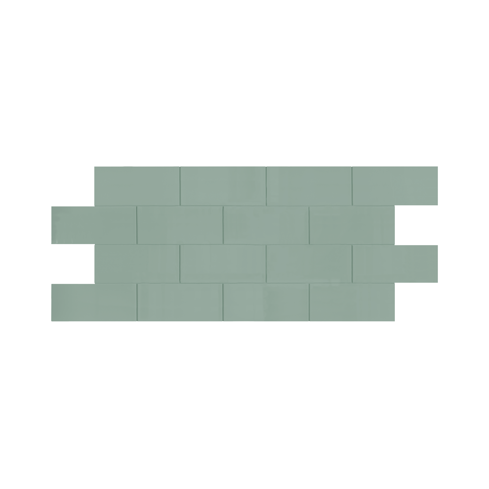4"x10" Running Bond Subway Backsplash