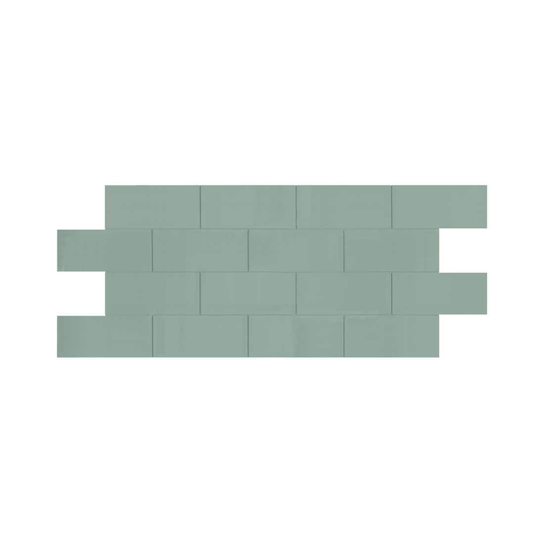 4"x10" Running Bond Subway Backsplash