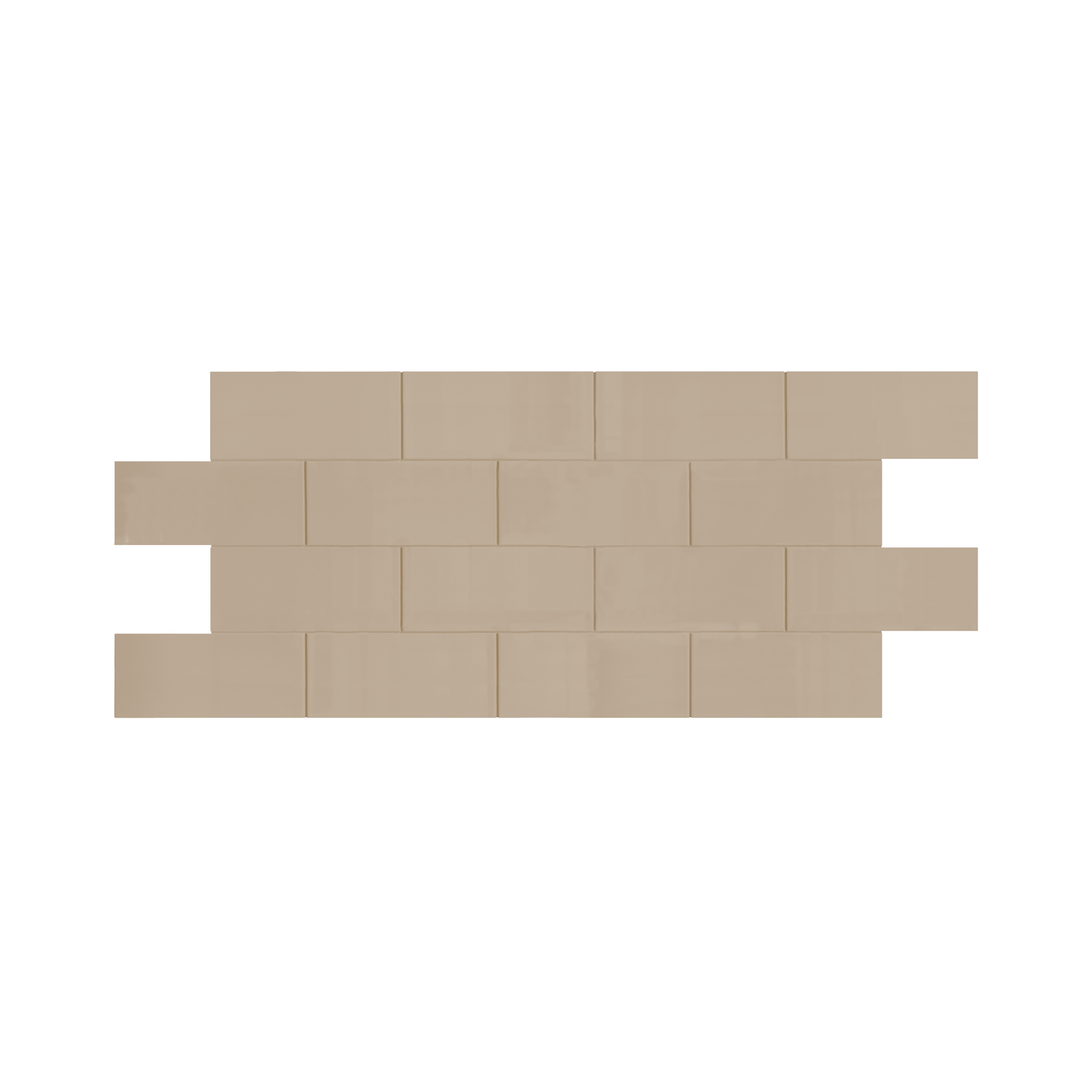 4"x10" Running Bond Subway Backsplash
