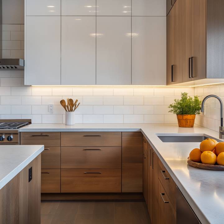 4"x10" Running Bond Subway Backsplash