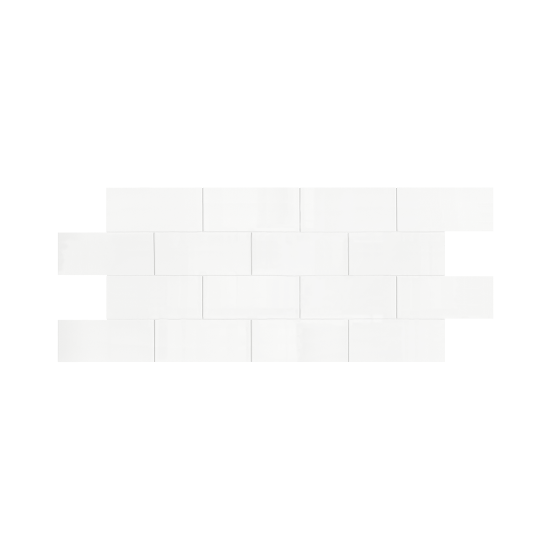 4"x10" Running Bond Subway Backsplash