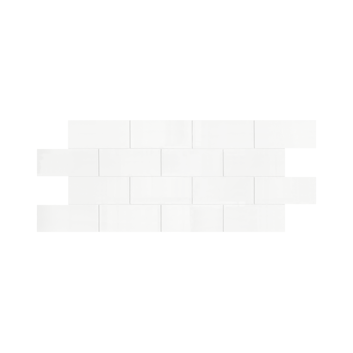 4"x10" Running Bond Subway Backsplash