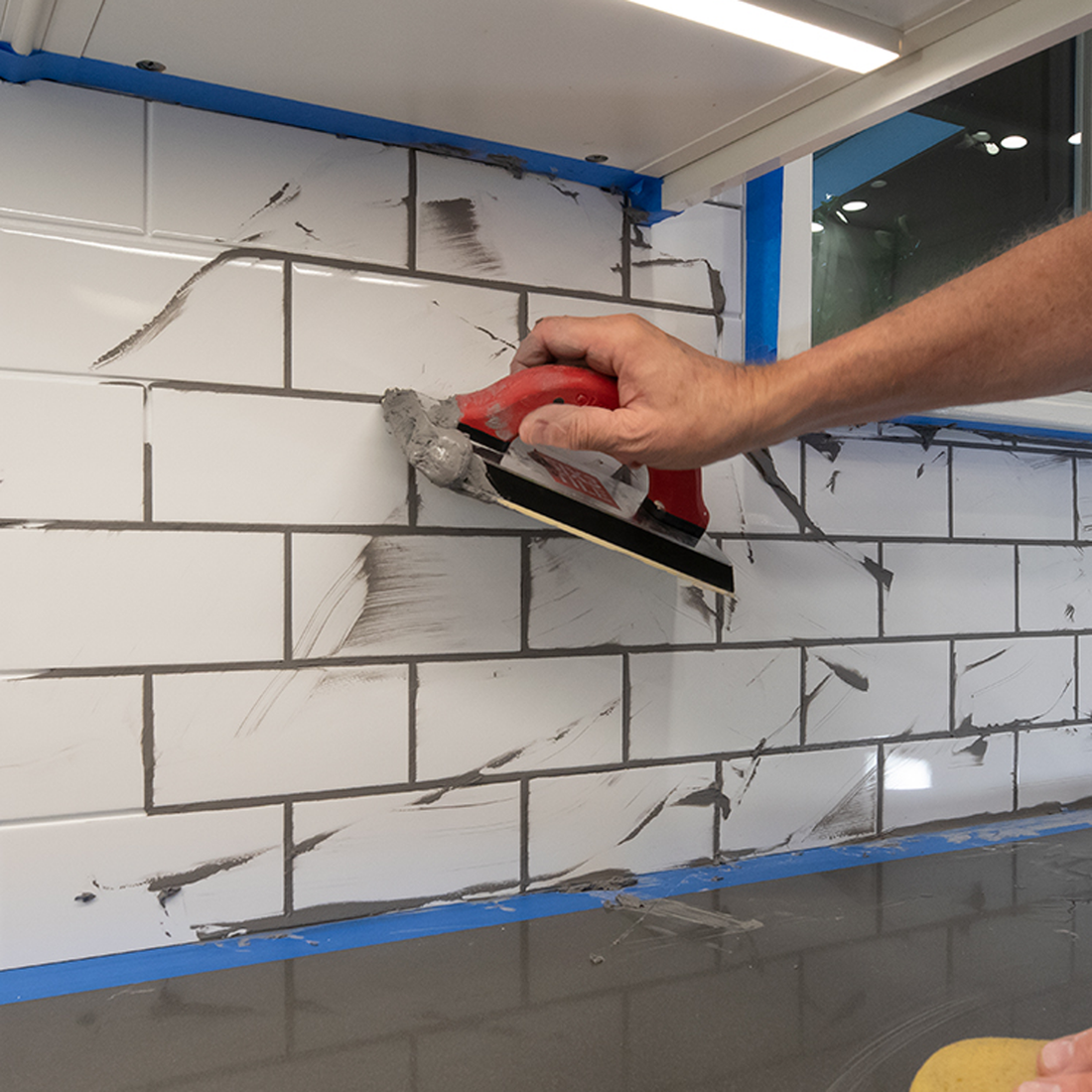 2"x4" Offset Backsplash